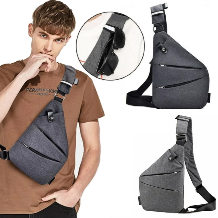 Morral Cruzado Hombro Bolso Ocultable